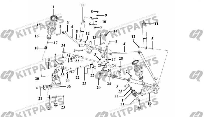 Задняя подвеска Lifan