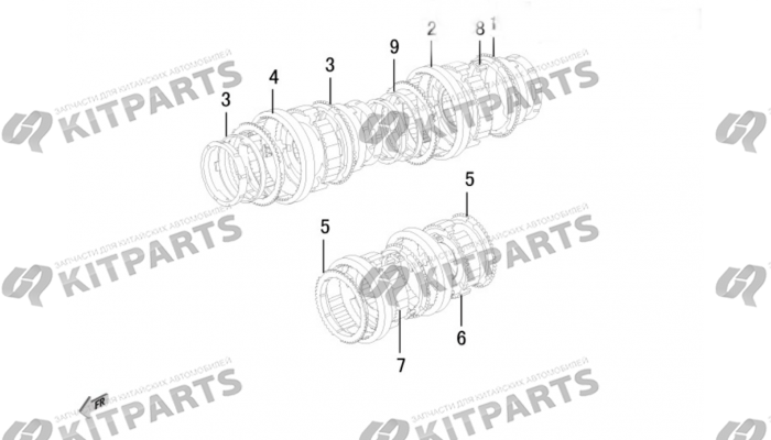 Шестерни переключения передач Haval