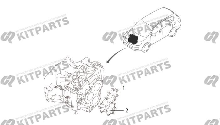 Задняя крышка Haval H6