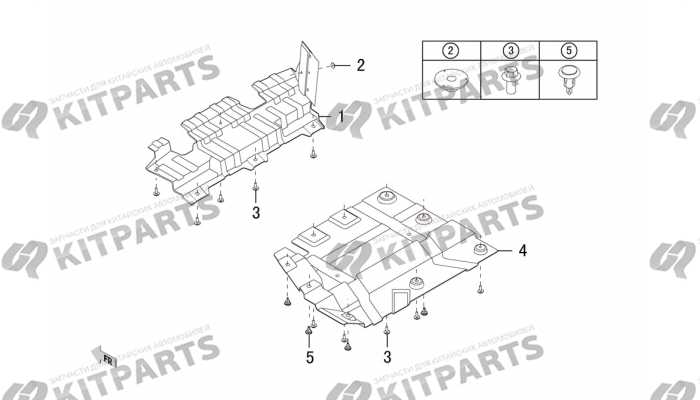 Нижний щит Haval H9