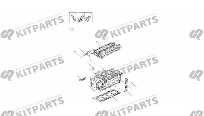 Головка блока цилиндров в сборе [JLE-4G18TD-B06] Geely