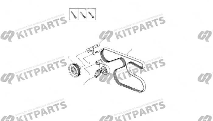 Приводной ремень, ролики [JLD-4G20-A45\A017,JL] Geely