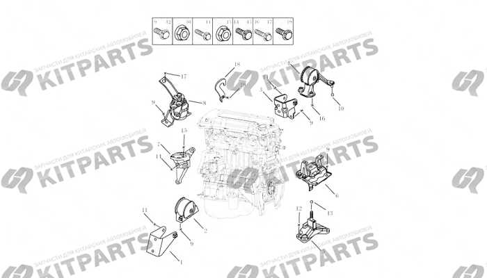 ENGINE MOUNT Geely