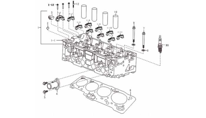 Головка блока цилиндров Lifan