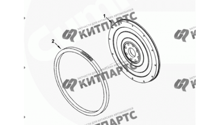 Маховик Cummins 2.8 ISF
