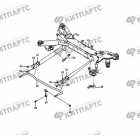 Подрамник и стабилизатор задние