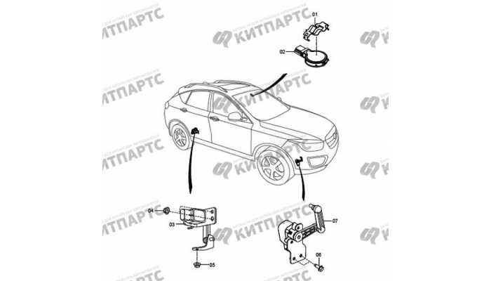 Датчики дождя и высоты FAW Besturn X80