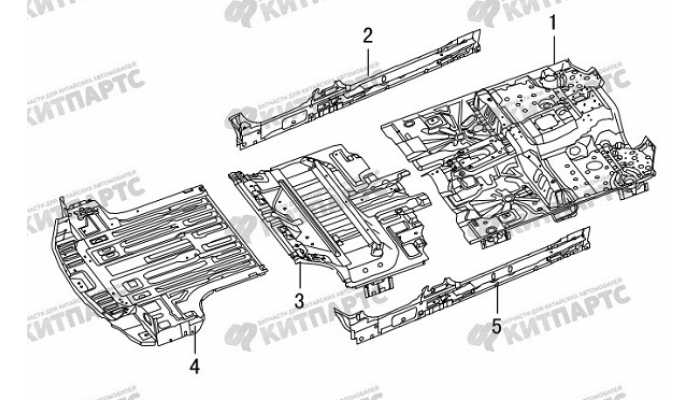 Панель пола Great Wall Hover H5