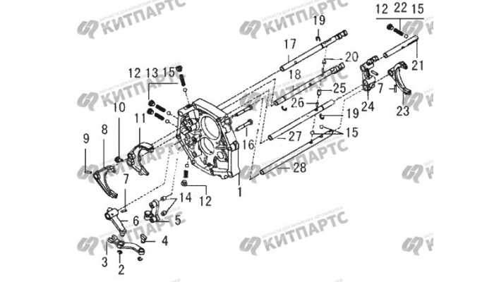 Вилки выбора передач Great Wall Wingle 3