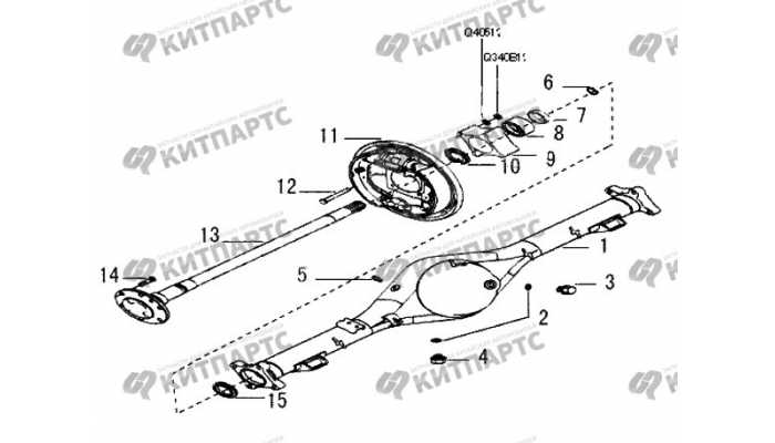 Задний мост Great Wall Wingle 3