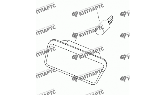 Лампа багажника (хетчбэк) Geely