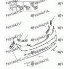 Бампер задний (Хетчбэк)