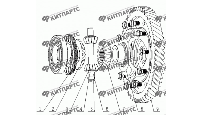 Дифференциал Geely MK