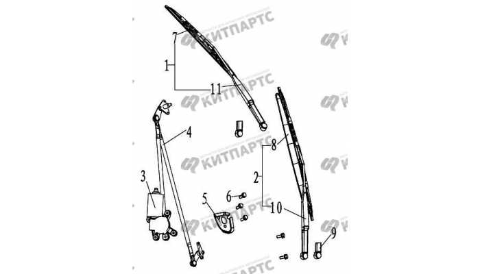 Стеклоочиститель Geely Otaka (CK)