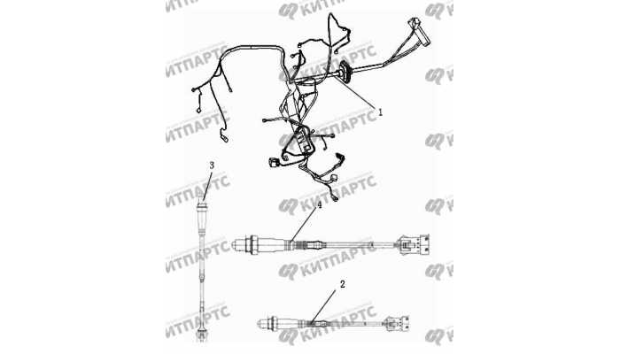 Жгут проводов двигателя Geely