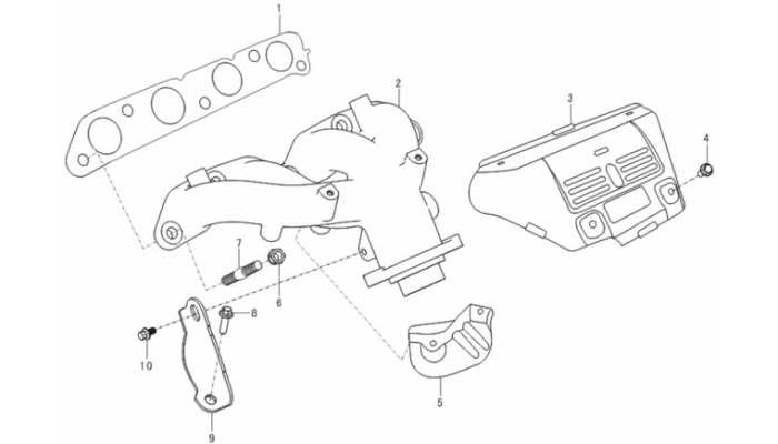 Выпускной коллектор Lifan